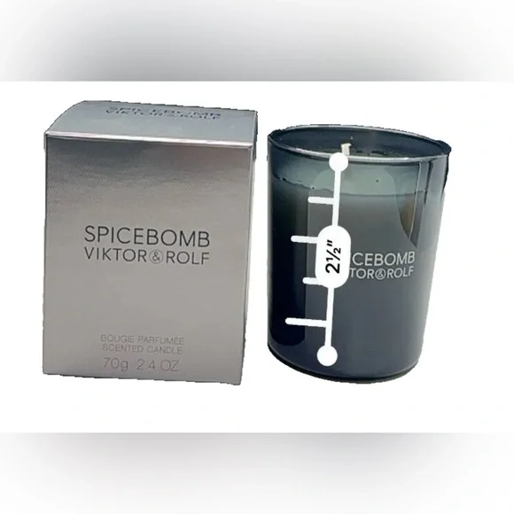 VIKTOR & ROLF Spicebomb Bougie Scented 2.4oz Boxed Candle - Picture 4 of 5